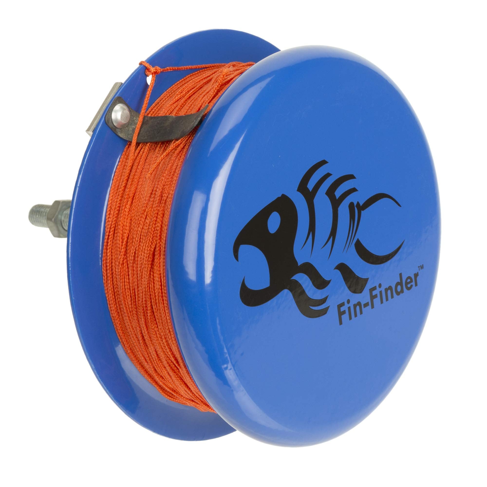 Fin-Finder Heavy Duty Drum Bowfishing Reel — aluminum construction and quick install via stabilizer bushings