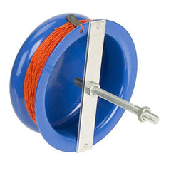 Retrieval line on Fin-Finder reel with 80 feet of line ready for deployment