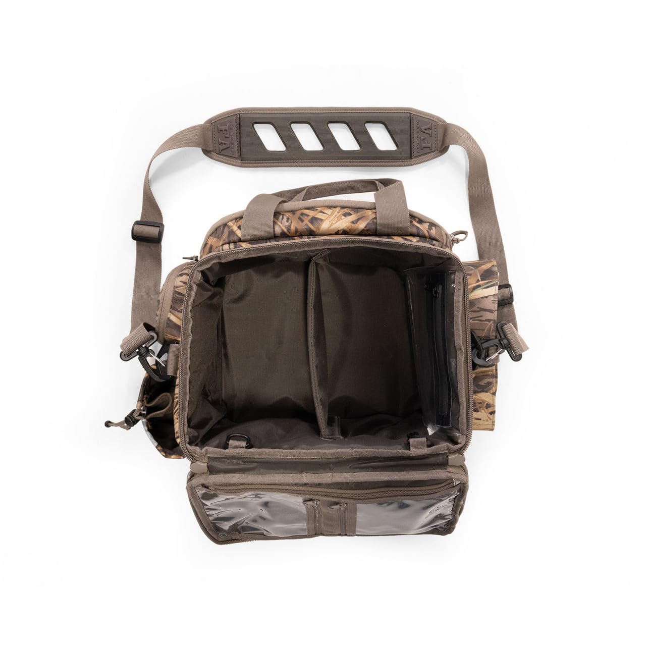 Final Approach Floating Blind Bag interior clips and D-rings for gear attachment