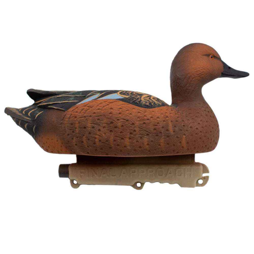 Final Approach HD Cinnamon Teal hen decoy ideal for balanced flock setups.