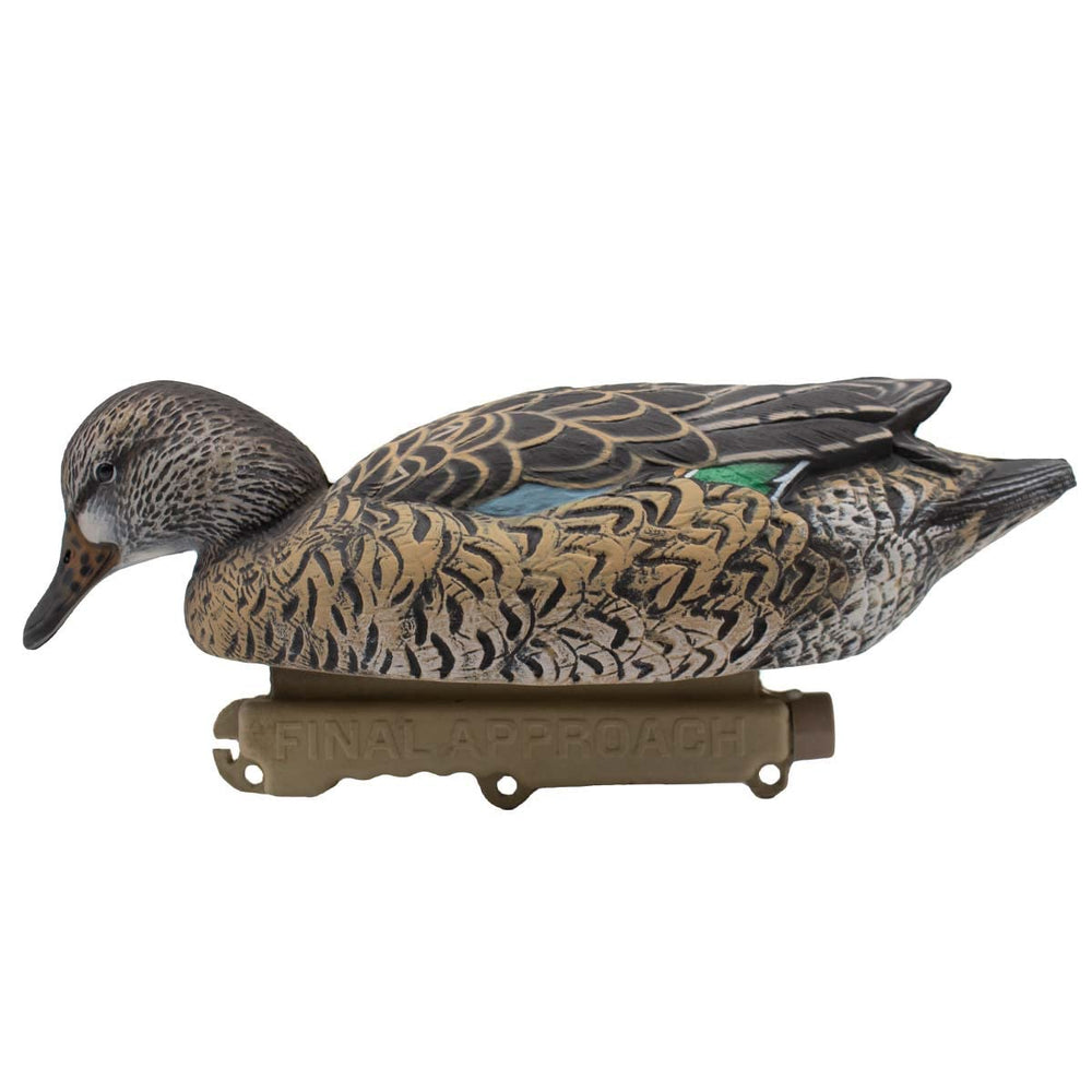Final Approach HD Cinnamon Teal standing drake decoy for natural water posture.