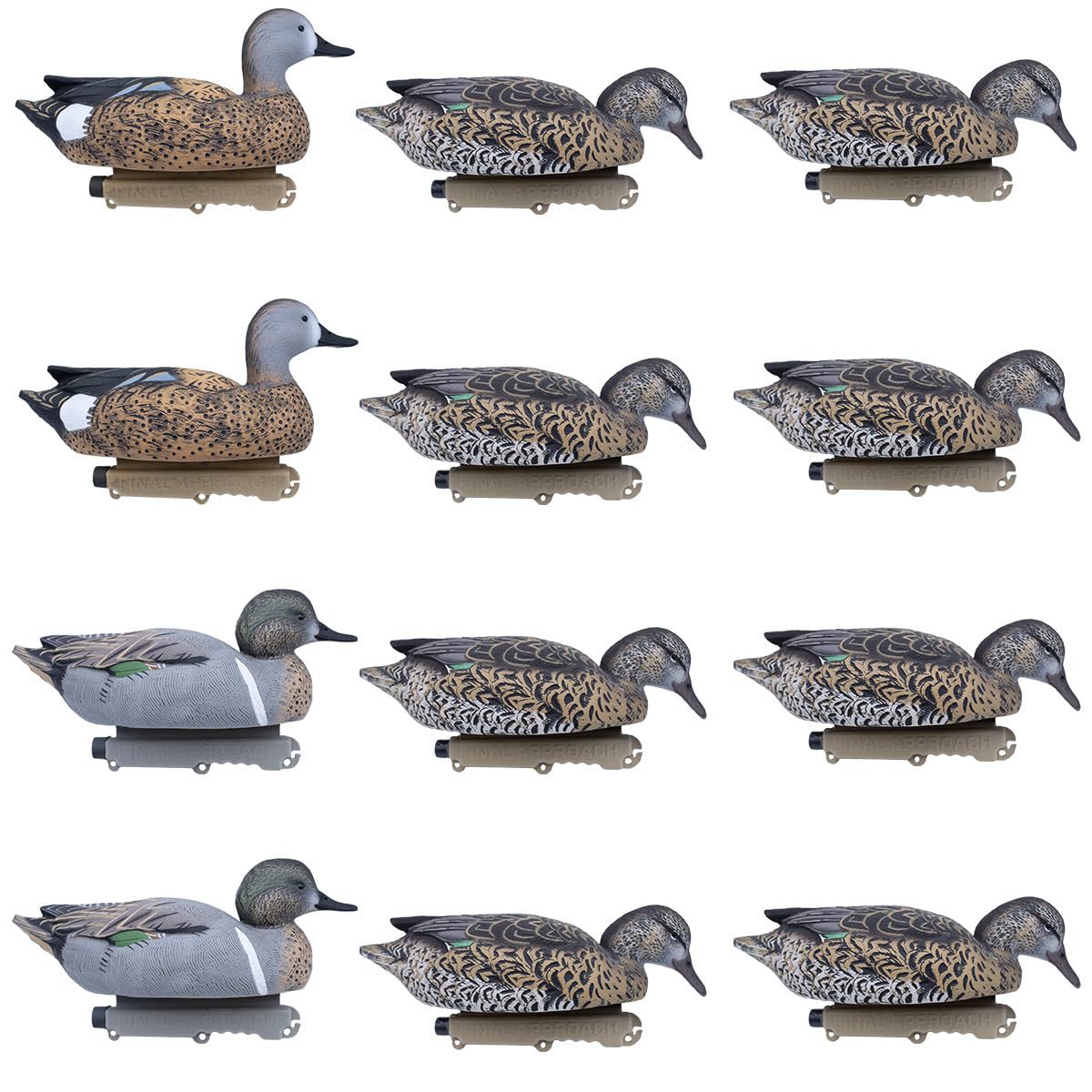 Final Approach HD Teal Floaters hens in a lifelike early season spread