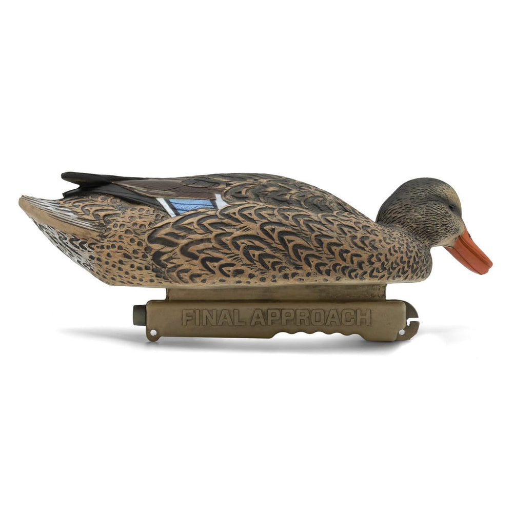 Final Approach HD Series mallard decoys set shows a complete 12-pack layout for displays