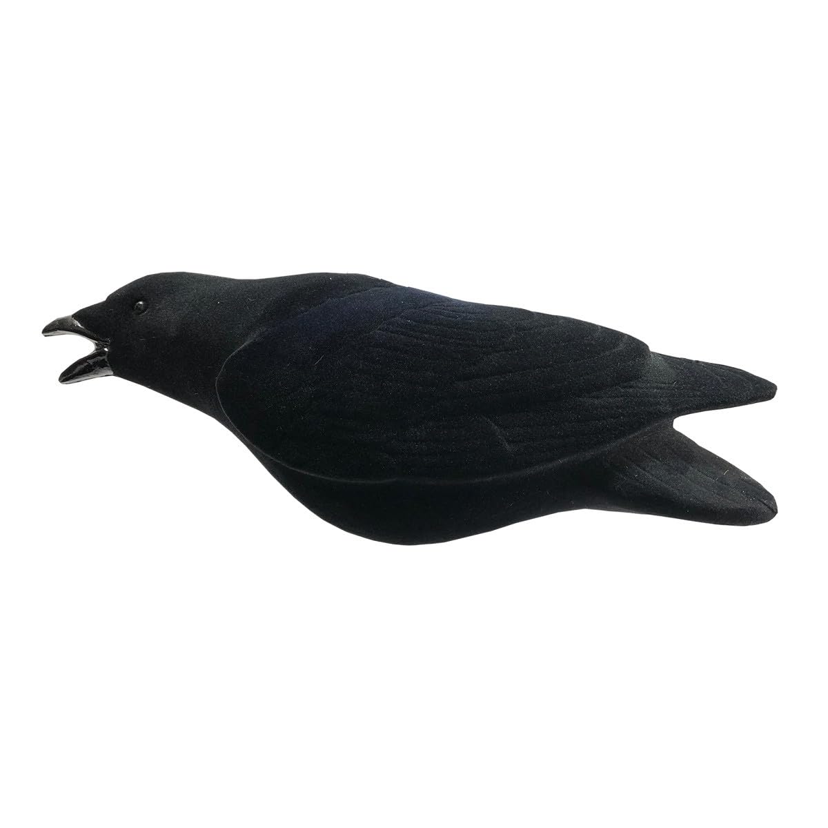 Final Approach Last Pass crow decoy Feeder adds natural posture for a convincing spread.