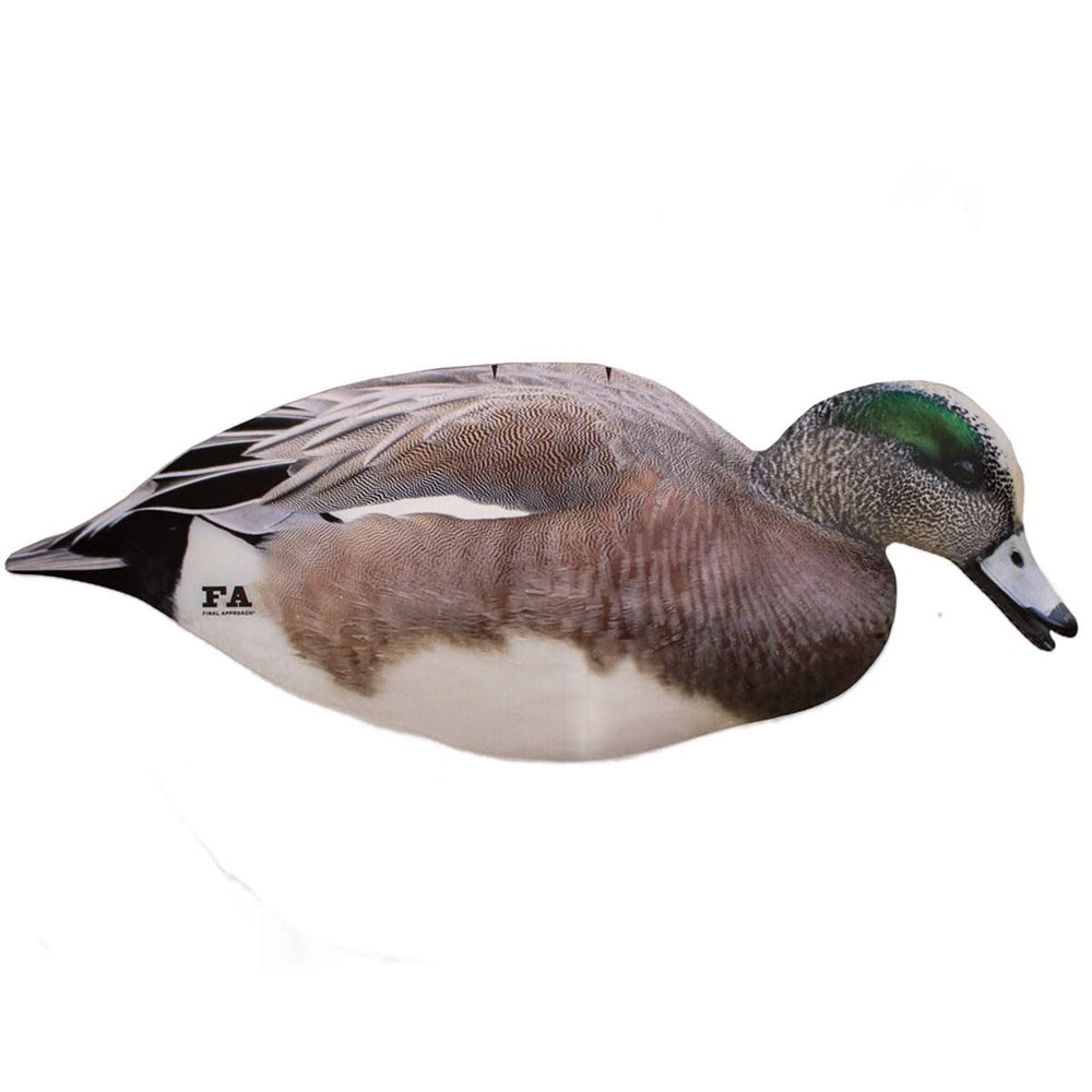 Final Approach Last Pass Wigeon hen feeder decoy; packable design ideal for spreads.