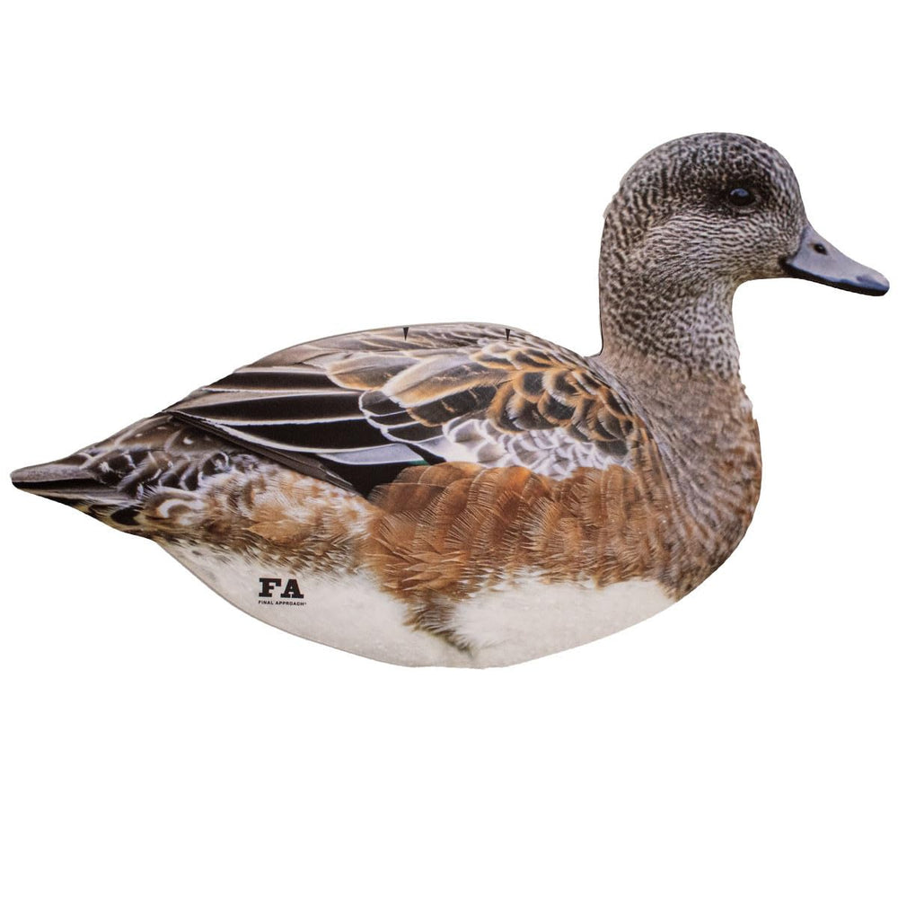 Final Approach Last Pass Wigeon drake searcher decoy; lifelike posture boosts realism.