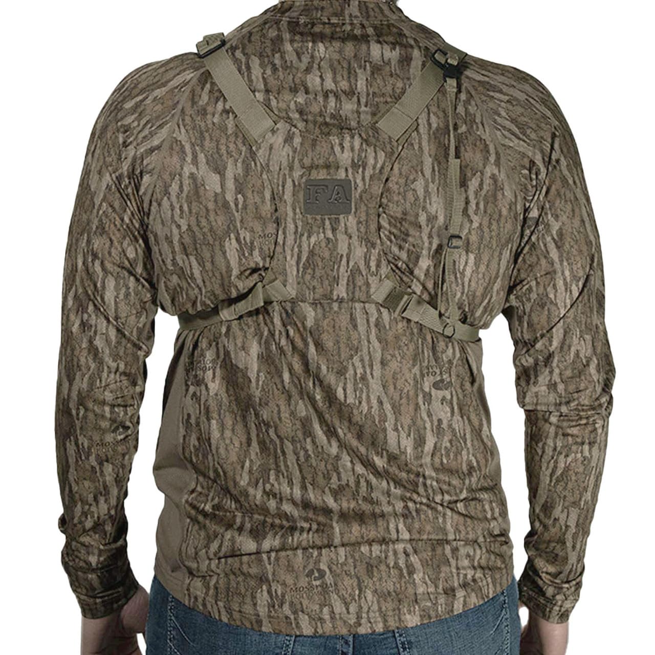 Final Approach Last Strut Chest Pack shell loops in front pocket for quick reloads.
