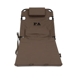 Final Approach Layout Goose Chair cushion close-up reveals 2-inch water-resistant padding