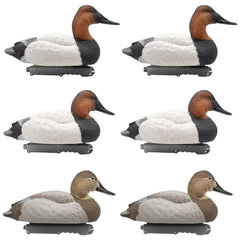 Final Approach live canvasback active drake decoy in dynamic pose for lifelike lure