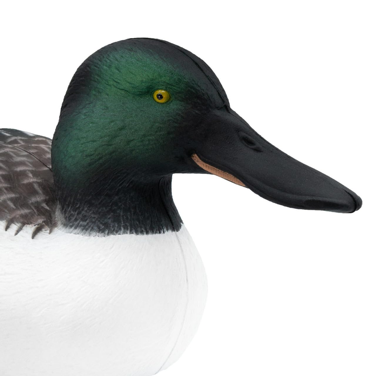 Final Approach Live Floating Northern Shovelers green keel with three attachment points for versatile rigging.