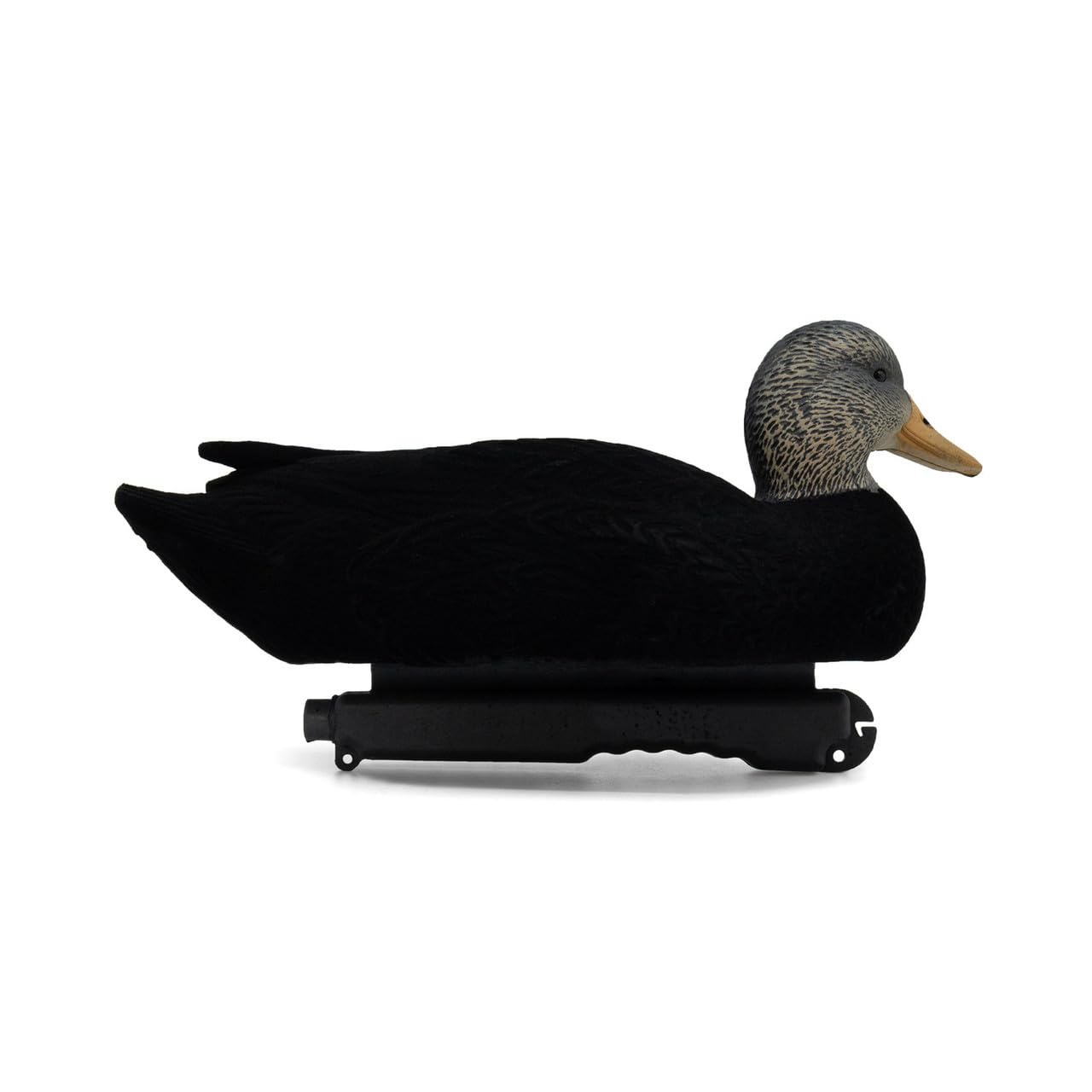Final Approach live flocked black duck decoys fully flocked body and painted head deliver realism.