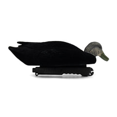 Final Approach live flocked black duck decoys full-size one-piece design simplifies setup.