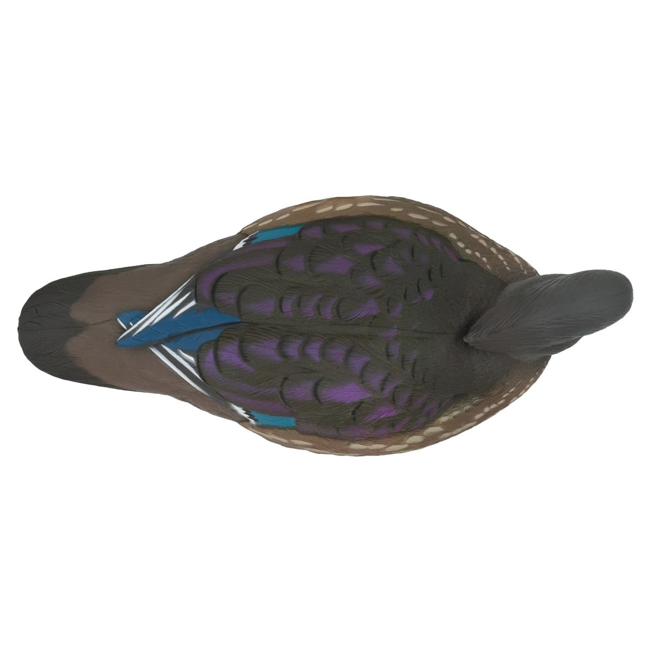 Final Approach Live Wood Duck Decoy vivid color pop improves waterfowl attractants