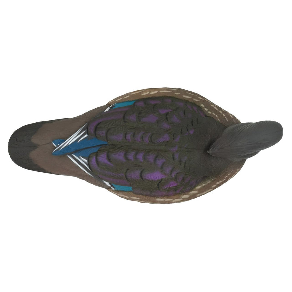 Final Approach Live Wood Duck Decoy vivid color pop improves waterfowl attractants