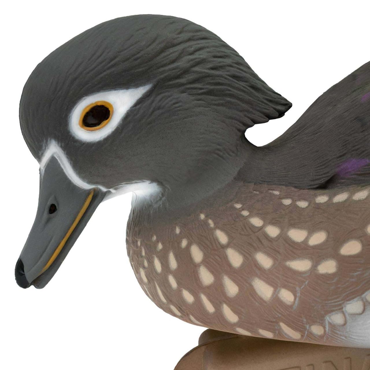 Final Approach Live Wood Duck Decoy EVA material delivers buoyant performance