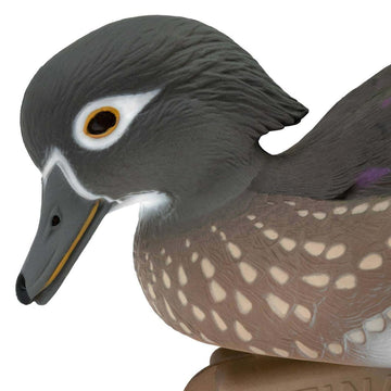 Final Approach Live Wood Duck Decoy EVA material delivers buoyant performance