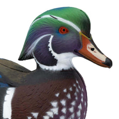 Final Approach Live Wood Duck Decoy lifelike paint detail for close-range appeal