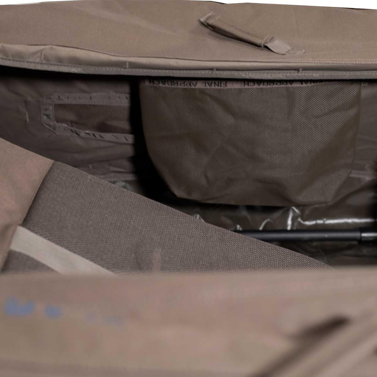 Final Approach TKO XL Layout Blind back mesh conceals head movement while watching the birds.