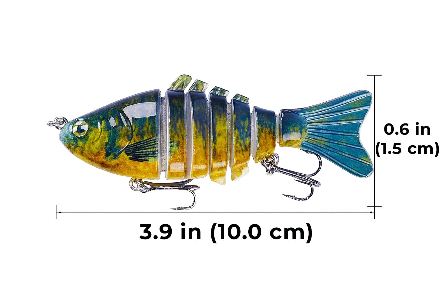 FinBite 3-Pack swimbaits in reusable tackle box