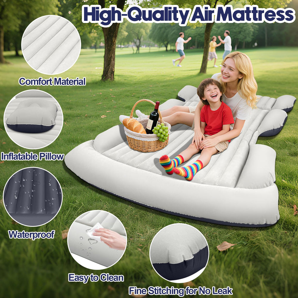 FineBud SUV air mattress fits most cars for versatile travel comfort
