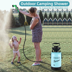 Finderomend portable shower spray modes offer versatile cleansing options on trips.