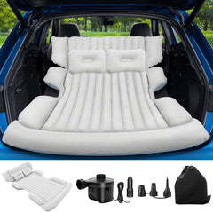 FineBud SUV air mattress in-car setup for comfortable road trips
