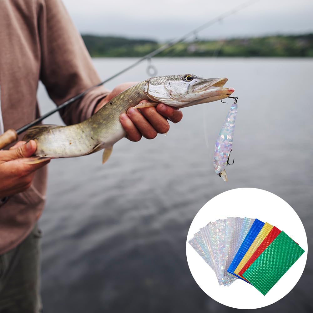 Package shows 24 sheets in 12 colors for DIY tackle
