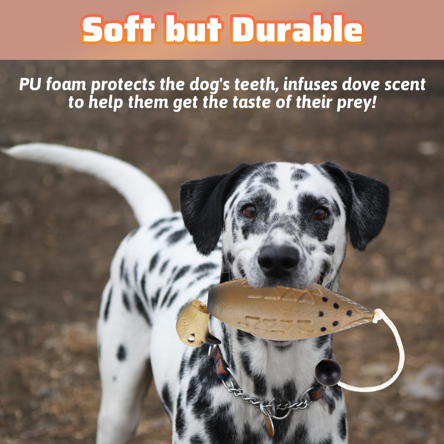 fingig dove-dummy-bumper foam-material ensures durable play during outdoor training