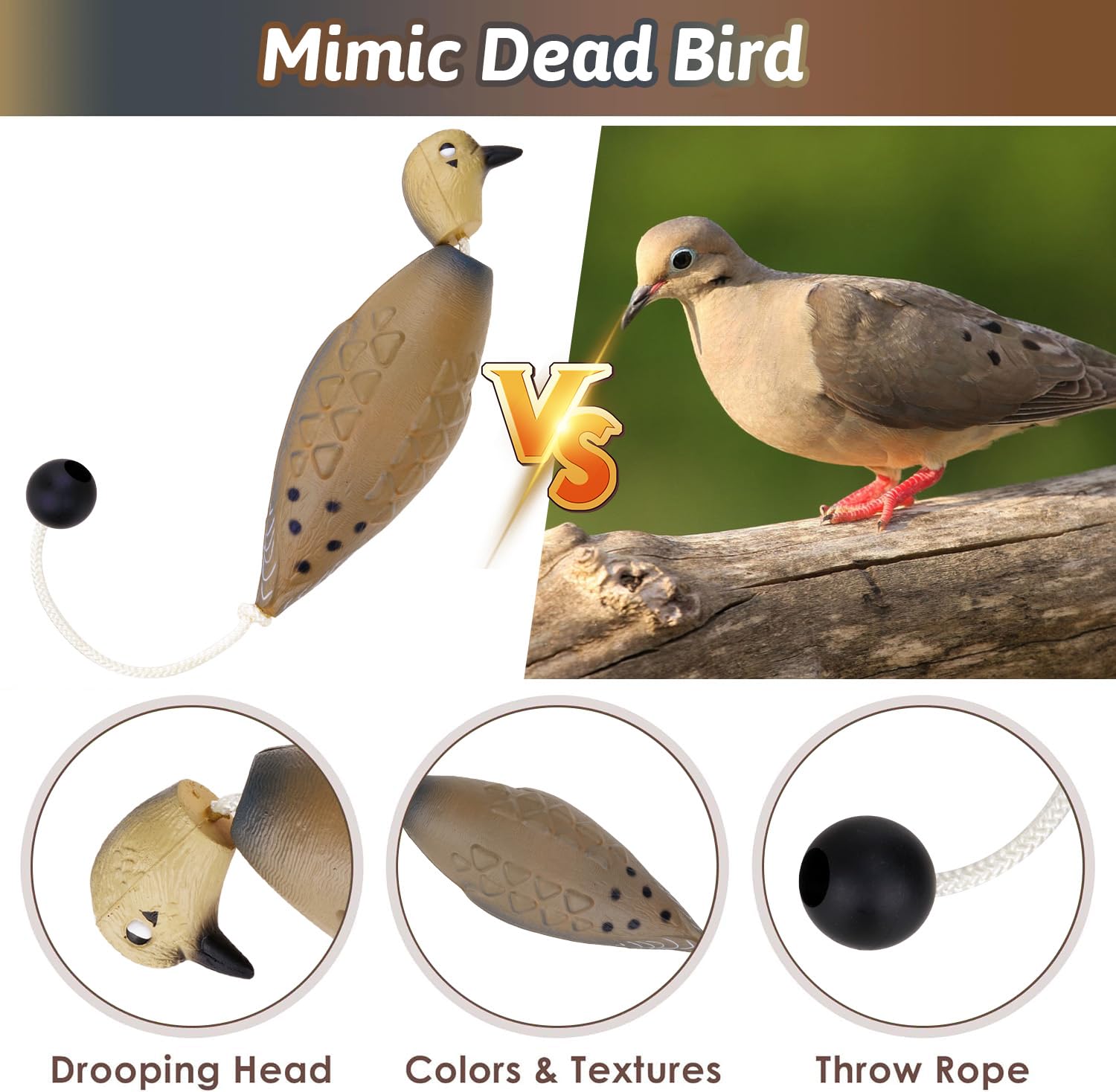 fingig dove-dummy-bumper retriever-training-outdoor design supports realistic practice