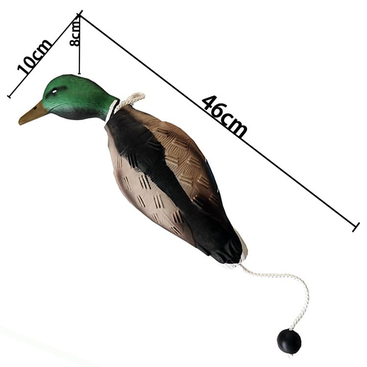 fingig duck dummy bumper realistic-design enhances owner-dog hunting-style interaction