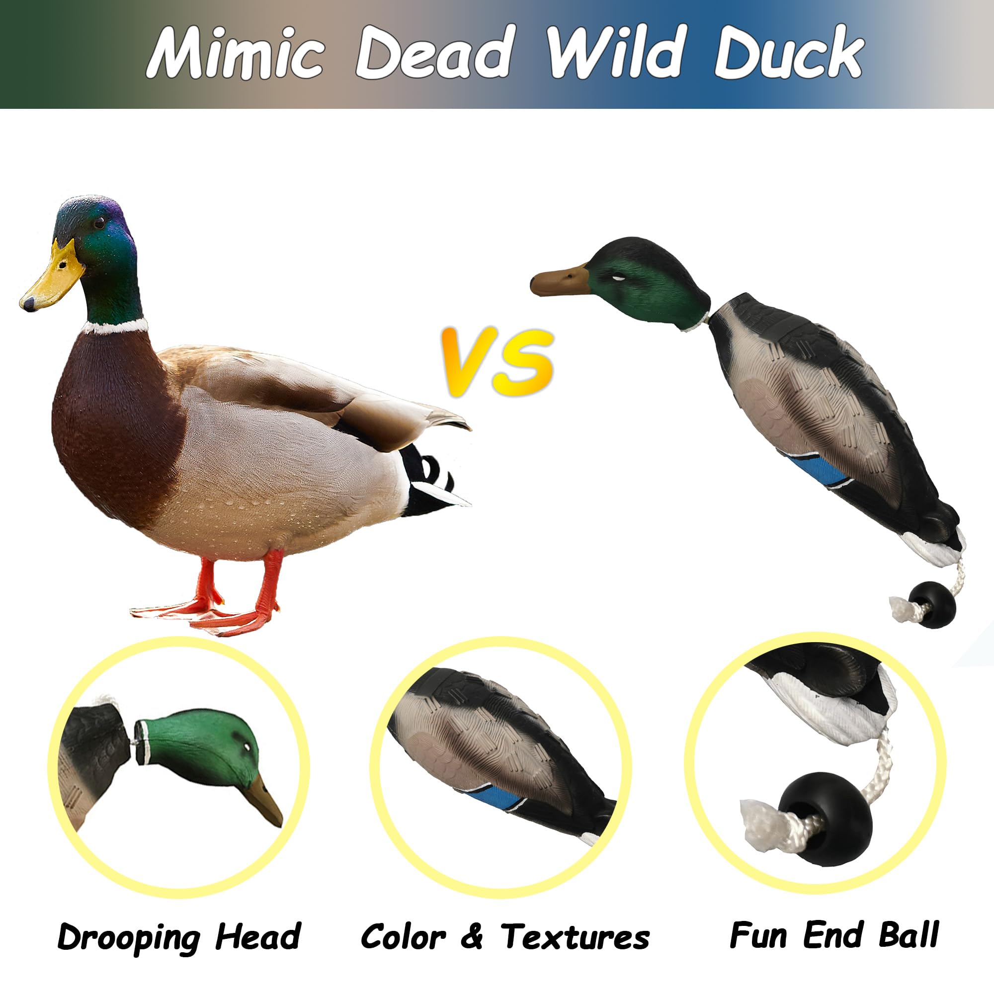 fingig duck dummy bumper safe-materials reassure pet-parents during rough play