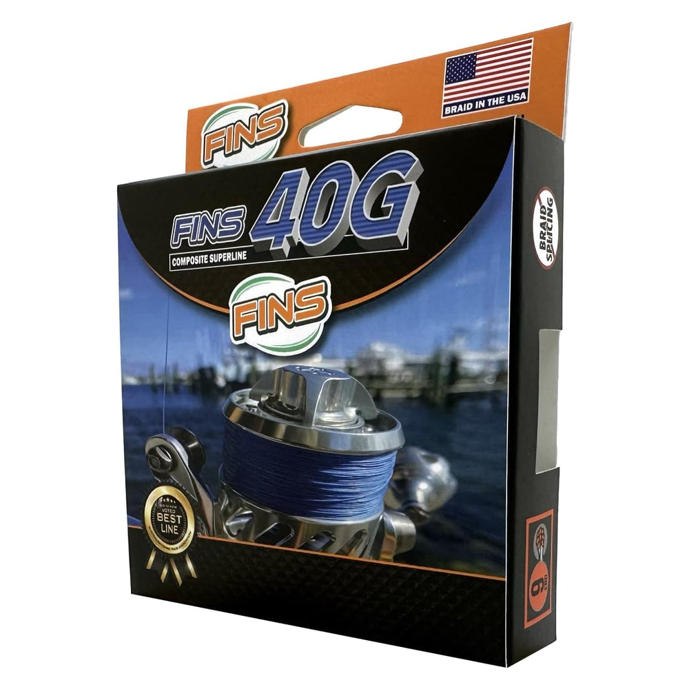 FINS 40G USA-made badge reinforces domestic quality and dependable performance