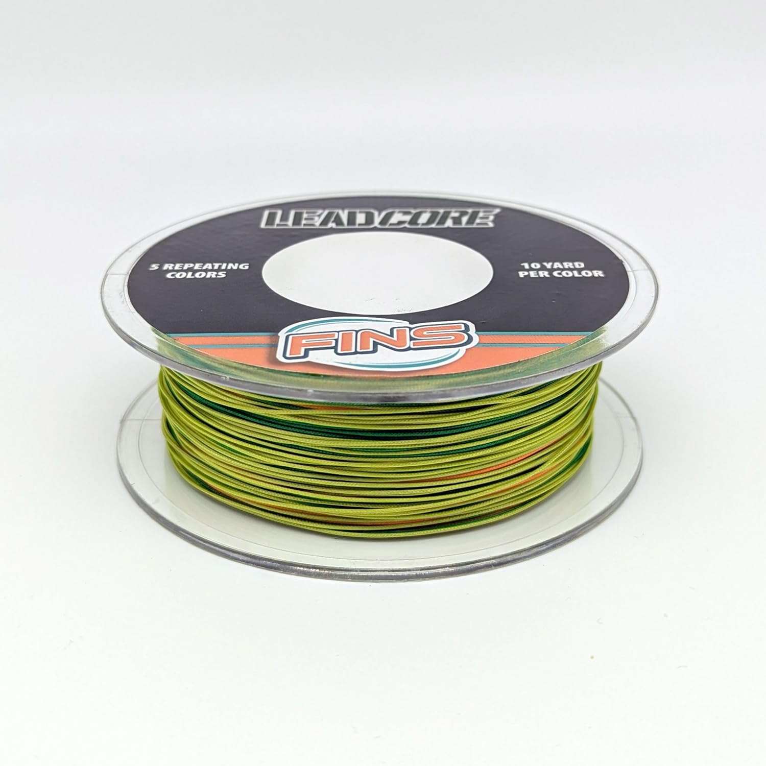 FINS Lead Core line with weighted core delivers stable, predictable descent for lures.