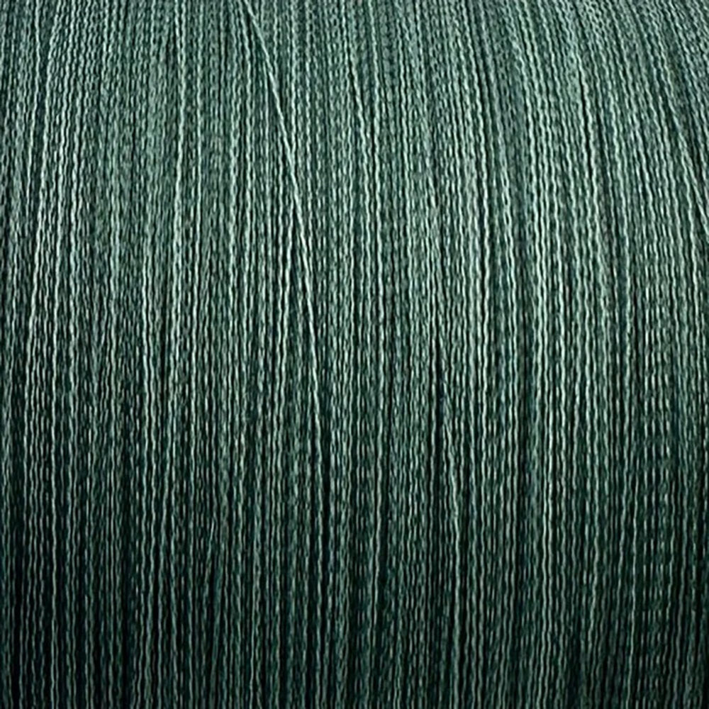 FINS Windtamer 4-end braiding closeup shows enhanced line durability for tough fish.