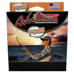 FINS Windtamer abrasion-resistance protects line during rocky cover interactions