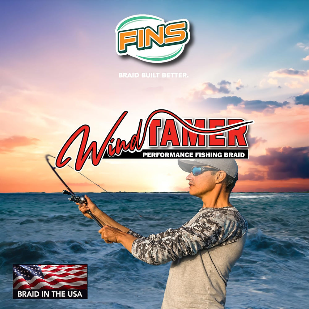 FINS Windtamer easy-spooling demonstrates smooth handling on ultralight reels