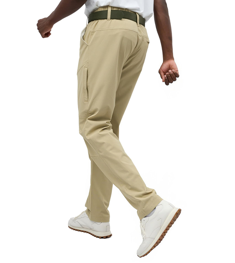 Fioboc mens hiking pants emphasize waterproof quick-dry fabric for wet or sweaty outdoor sessions.