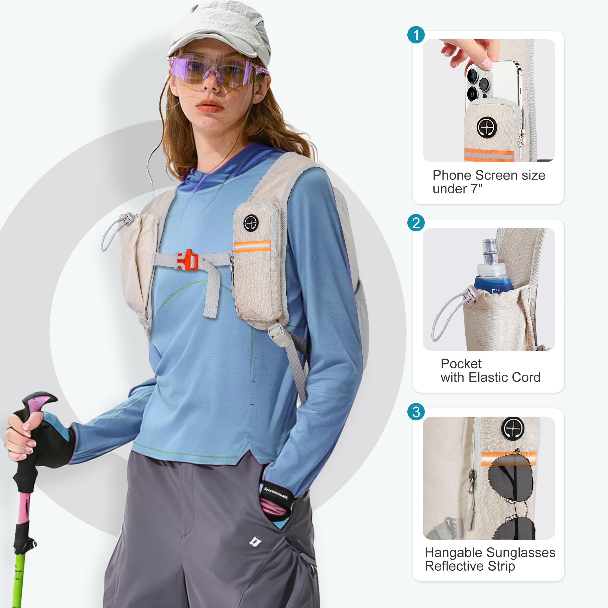 FIORETTO packable mini backpack folded demonstrates lightweight portability for easy packing.