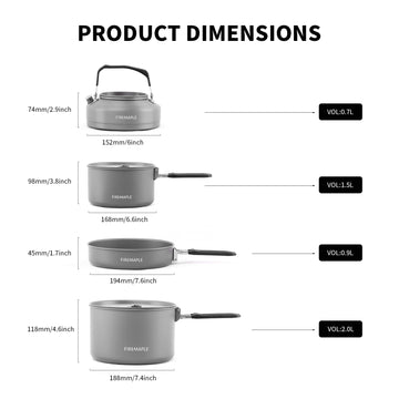 Fire-Maple Feast 4 PP bowls ready for quick outdoor meals.