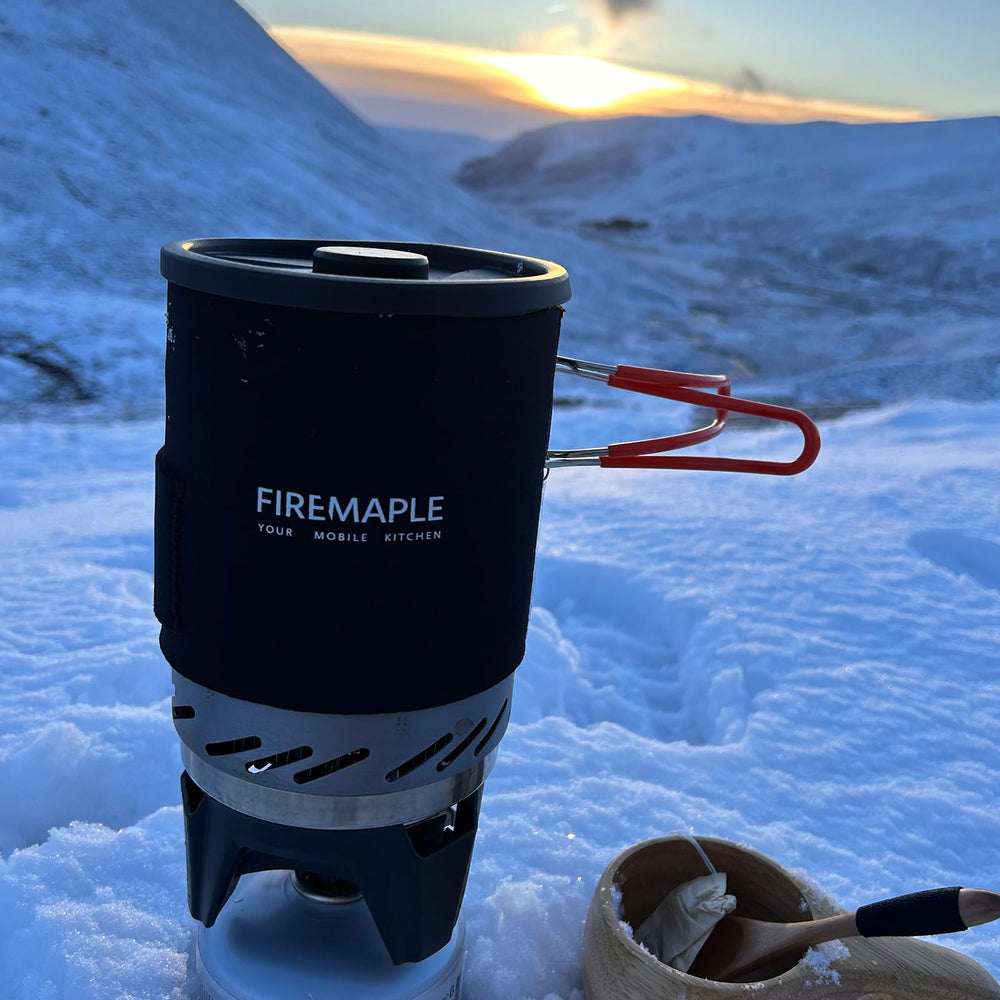 Fire-Maple Fixed Star 1 1-liter cook pot ready for efficient backpacking meals
