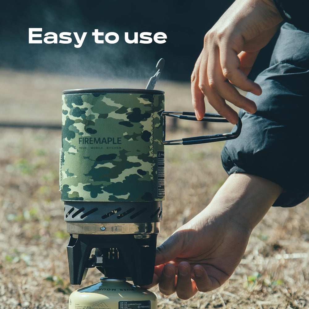 Fire-Maple Fixed Star 1 locking handle for secure handling in the field.