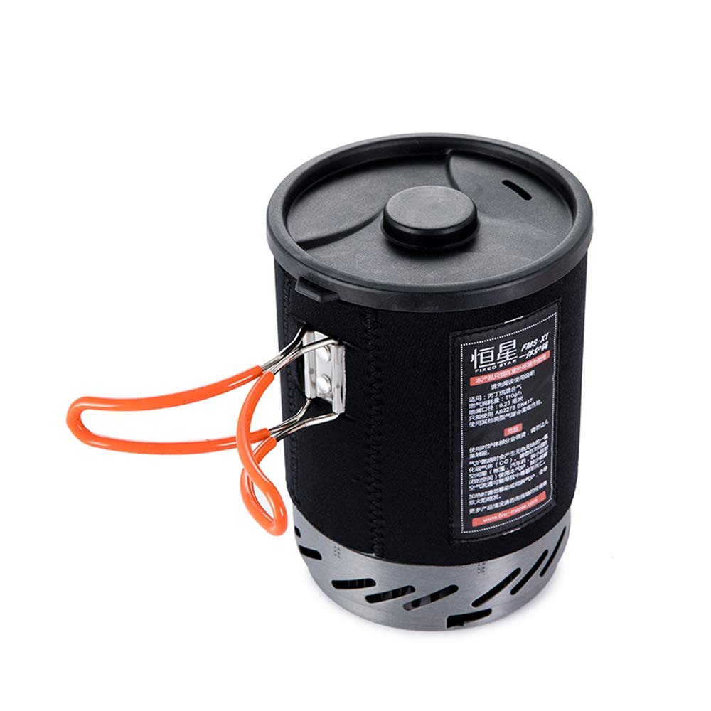 Fire-Maple Fixed Star 1 neoprene pot cover provides insulation and grip