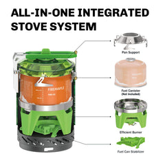 Fire-Maple Fixed Star 2 hard anodized pot—durable, secure handling on rugged trips.
