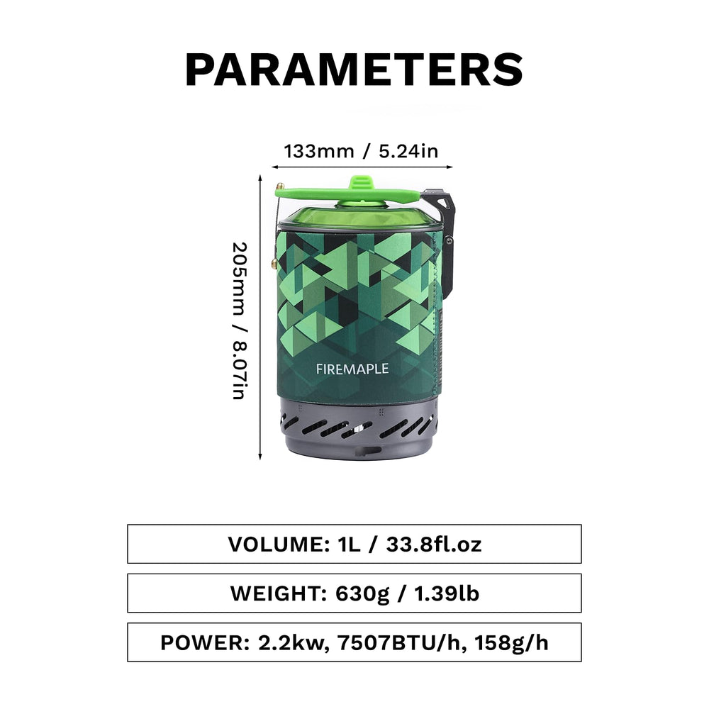 Fire-Maple Fixed Star 2 integrated ignition—instant ignition in windy conditions.