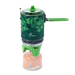 Fire-Maple Fixed Star 2 stove unit—compact setup for quick on-trail meals.