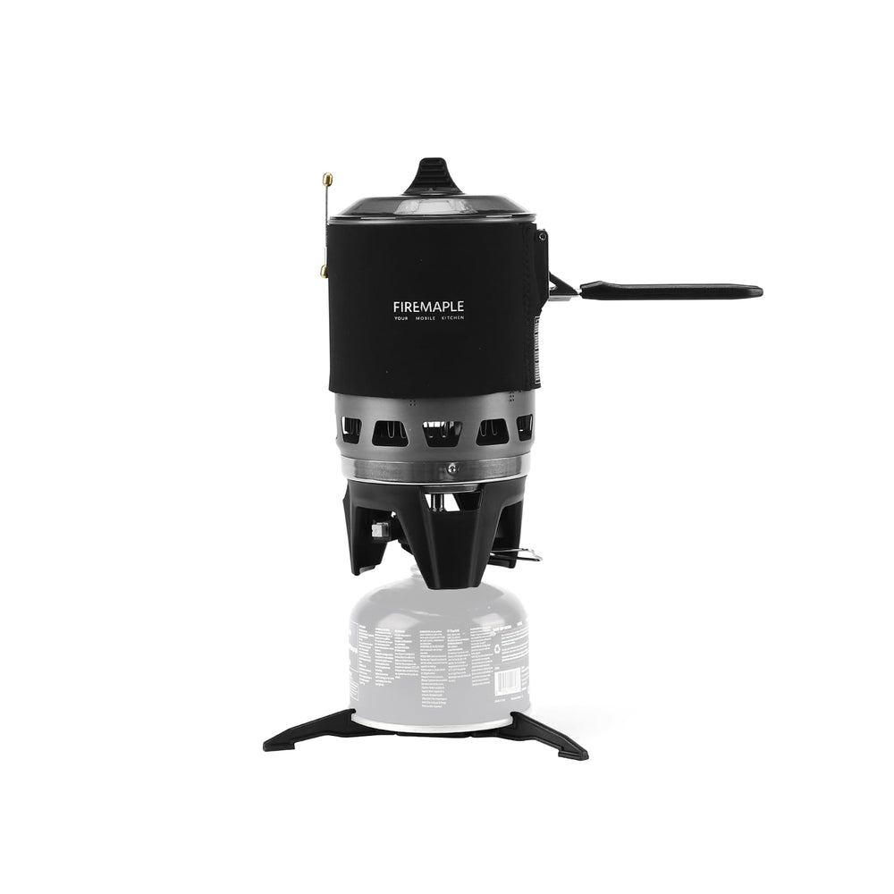 Fire-Maple Fixed Star 3 stove system assembled for compact backpacking meals.