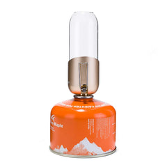 Fire-Maple Lantern camping gas lamp provides portable outdoor lighting.