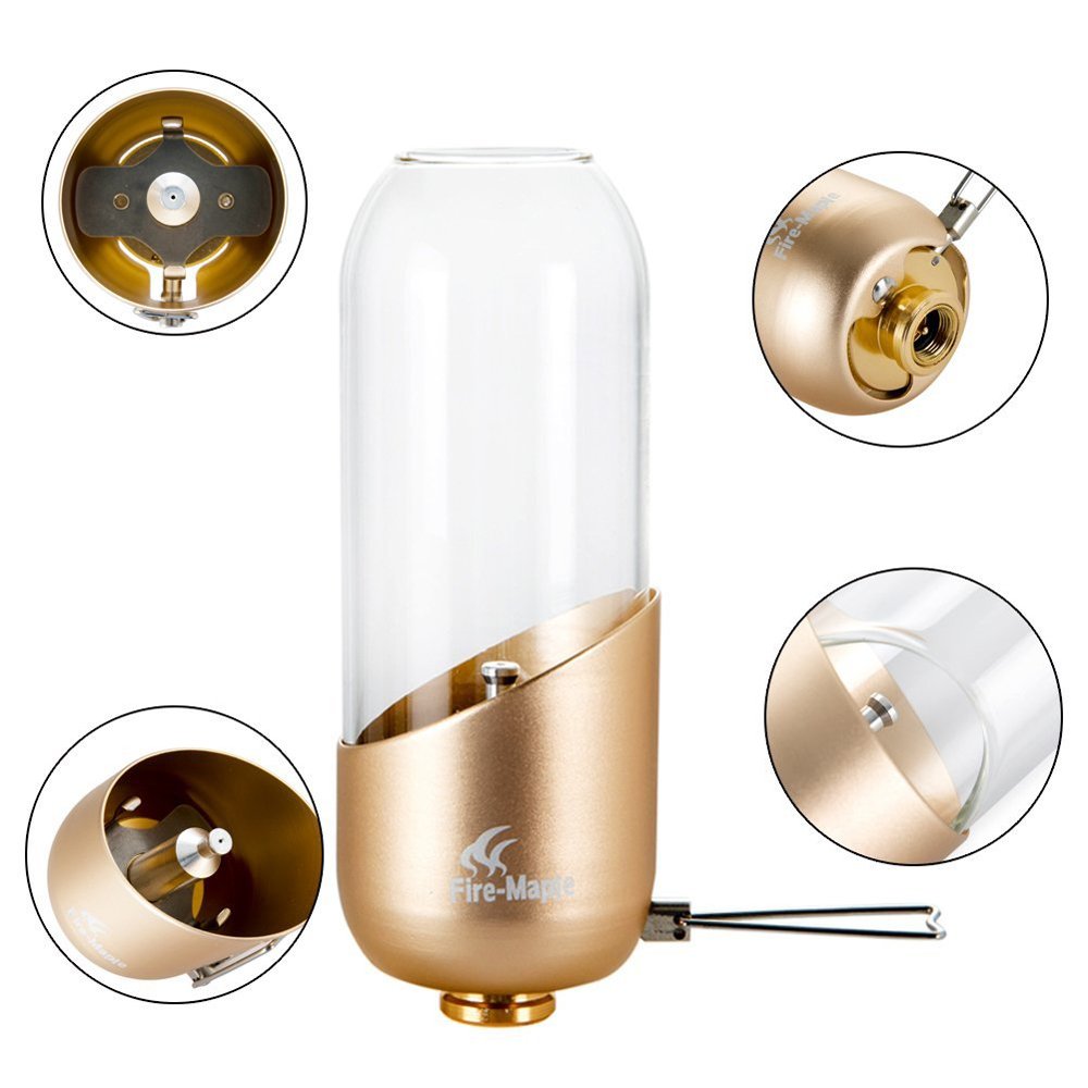 Fire-Maple Lantern highlights ultralight, compact design for easy carrying.