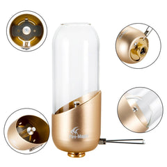Fire-Maple Lantern highlights ultralight, compact design for easy carrying.