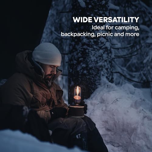 Fire-Maple orange camping lantern emergency lighting for unexpected situations.